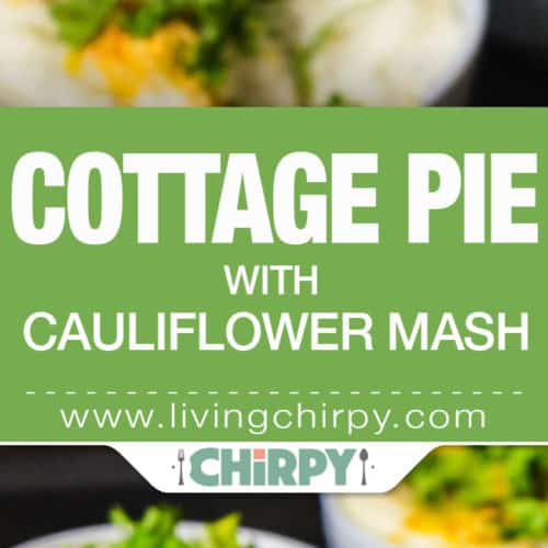 Cottage Pie with Cauliflower Mash