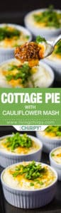 Cottage Pie with Cauliflower Mash