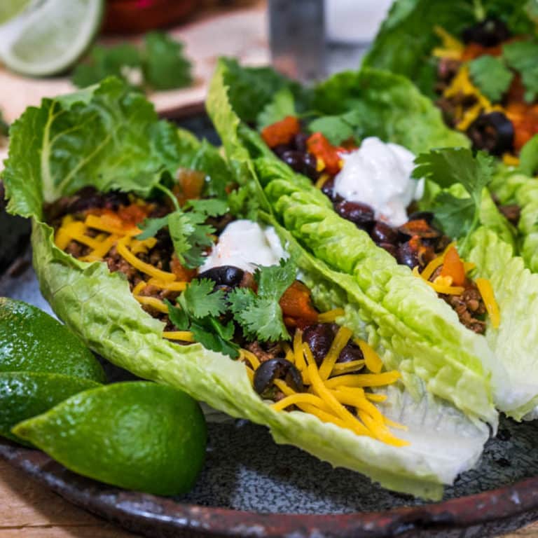 Ground Beef Lettuce Wrap