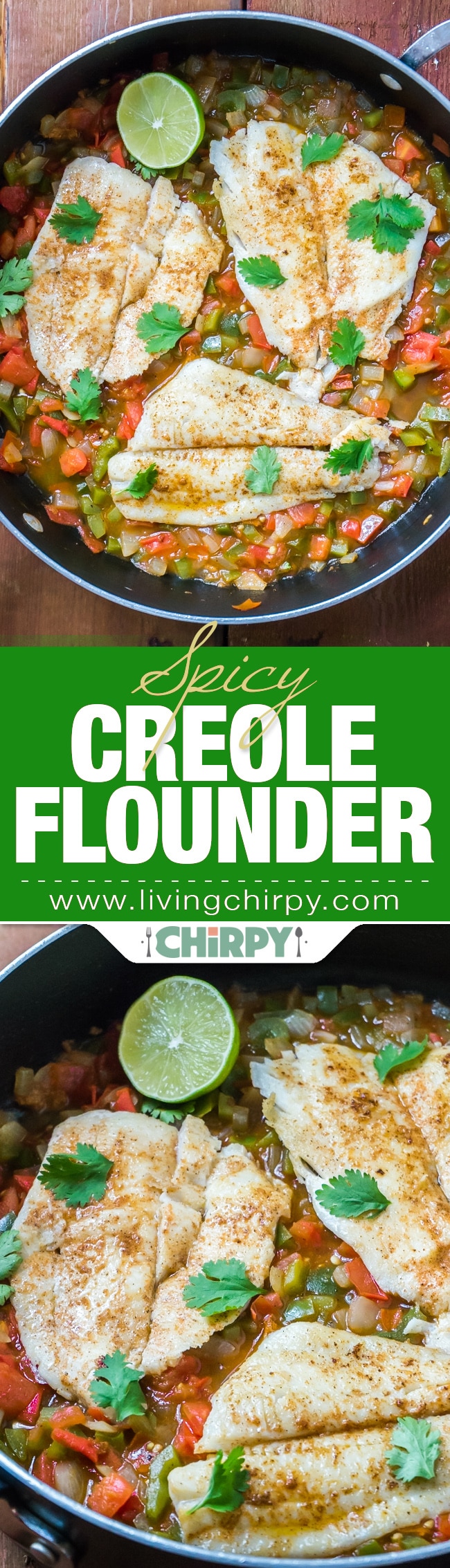 Spicy Creole Flounder