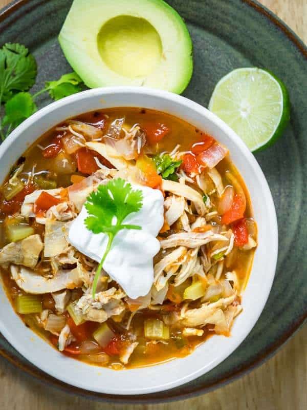 Chicken Taco Soup | Living Chirpy