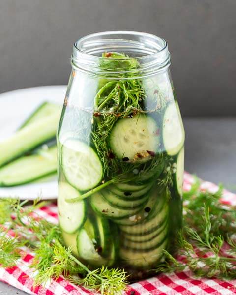 Homemade Refrigerator Pickles
