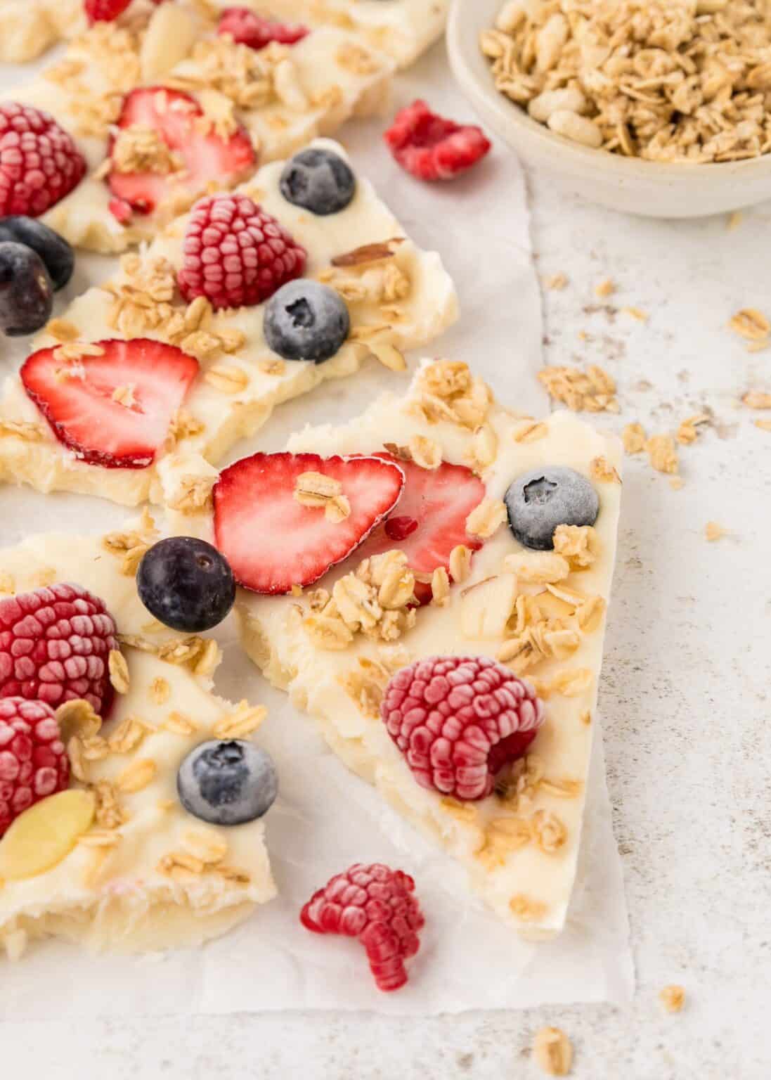Frozen Yogurt Bark Living Chirpy