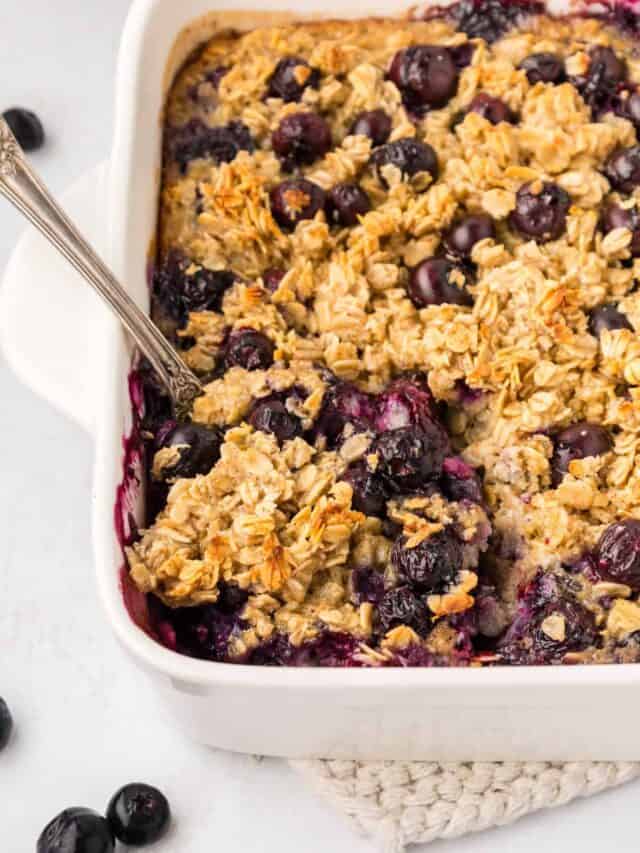 Baked Blueberry Oatmeal