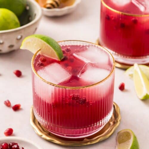 Pomegranate Mocktails.