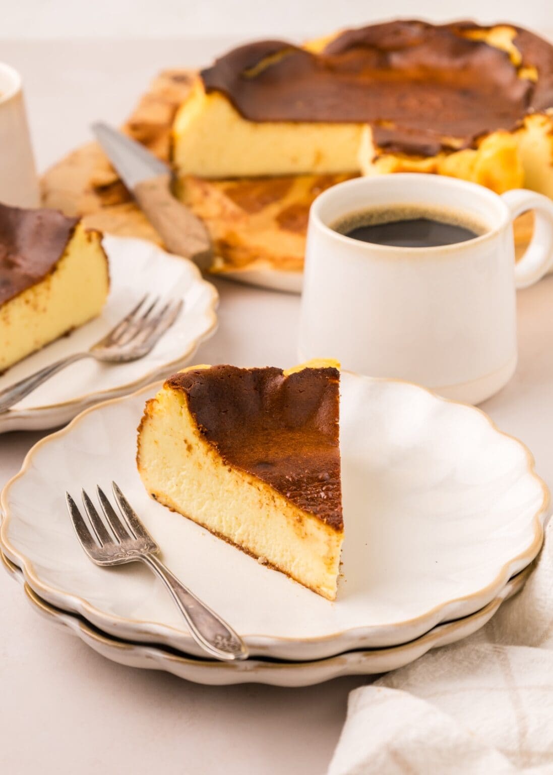 Basque Cheesecake | Living Chirpy