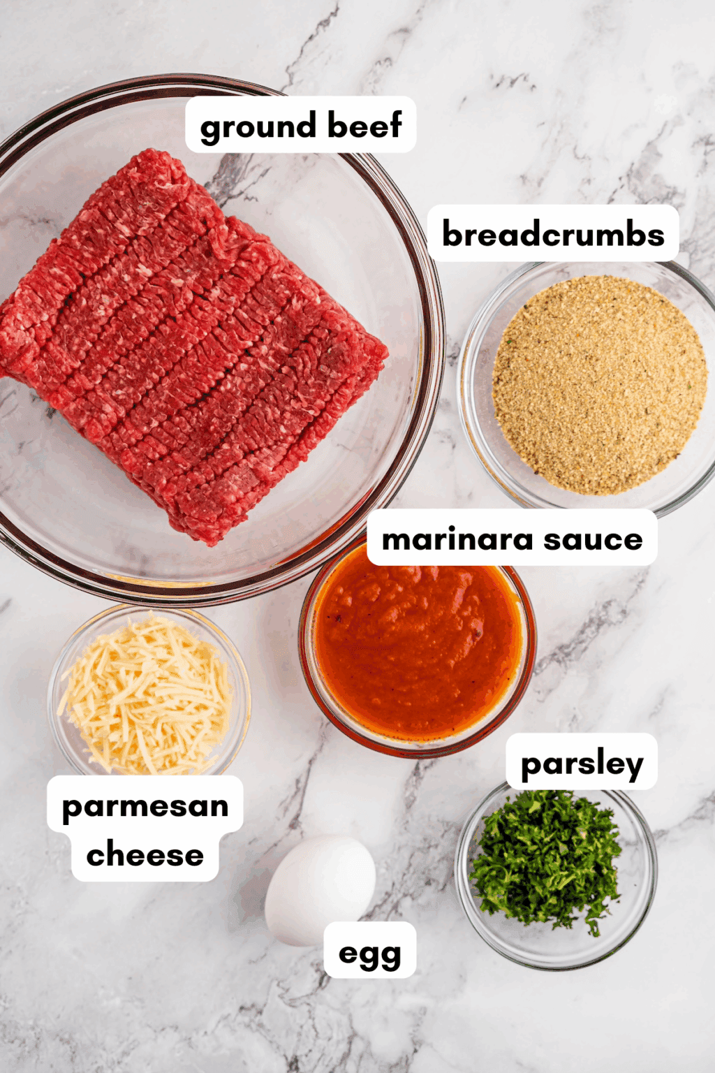 Mini Ingredients Mini Meatloaves | Living Chirpy